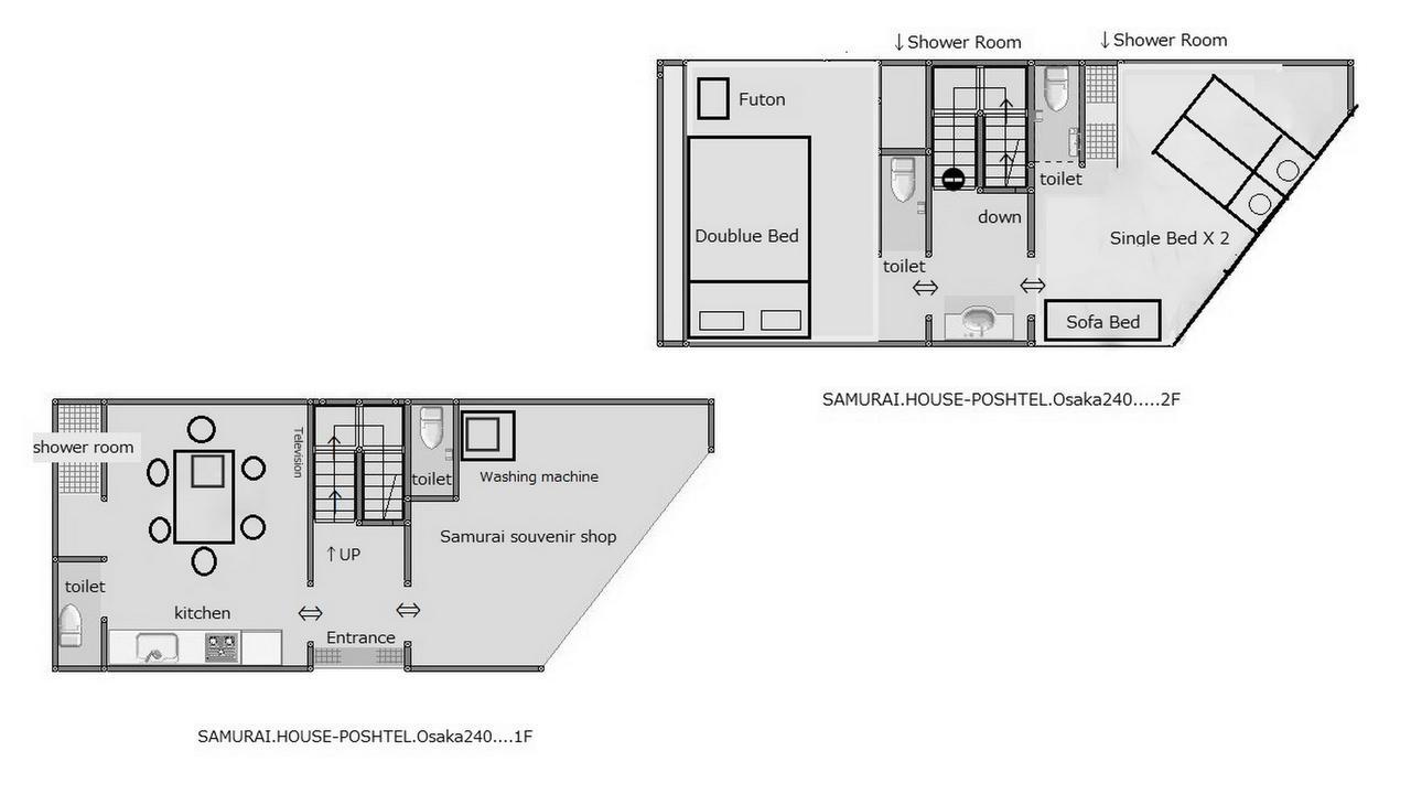Poshtel Osaka 240 Apartment Exterior photo